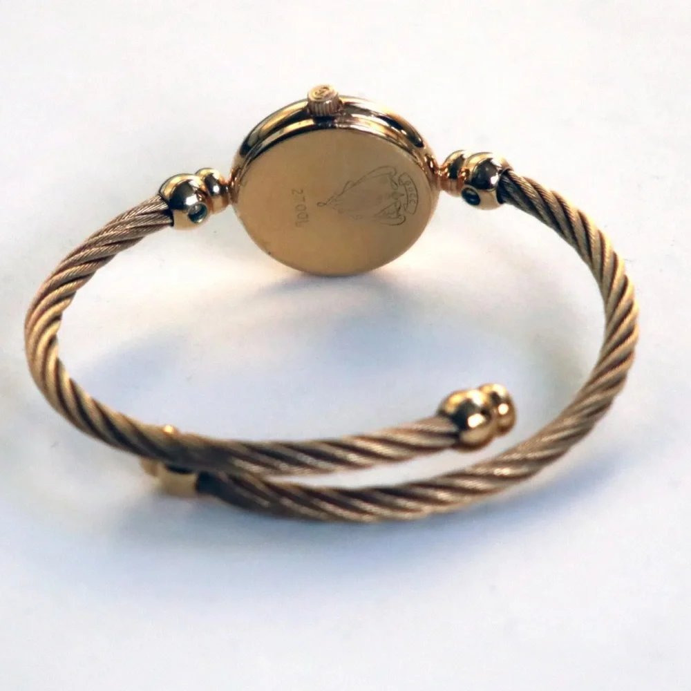 GUCCI Gold Luxury Bangle Bracelet Watch Vintage RARE - Picture 2 of 9